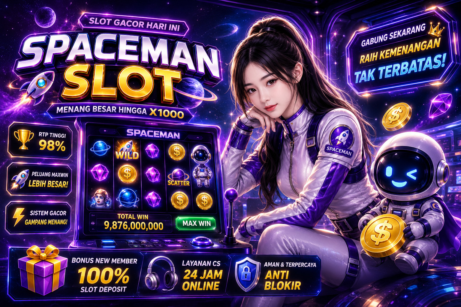 Kenalan dengan Spaceman Sebelum Mulai Bermain